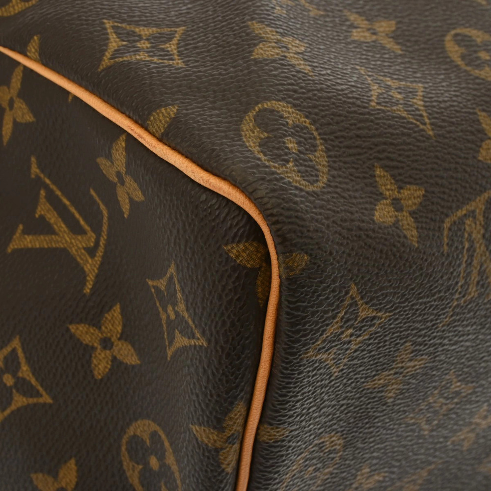 LOUIS VUITTON Monogram Keepall Brown Canvas Boston Bag - Picture 8 of 11